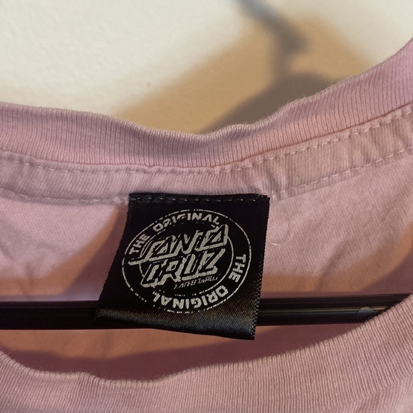 Pink, small Santa Cruz Skateboards women’s t-shirt - Picture 2 of 3